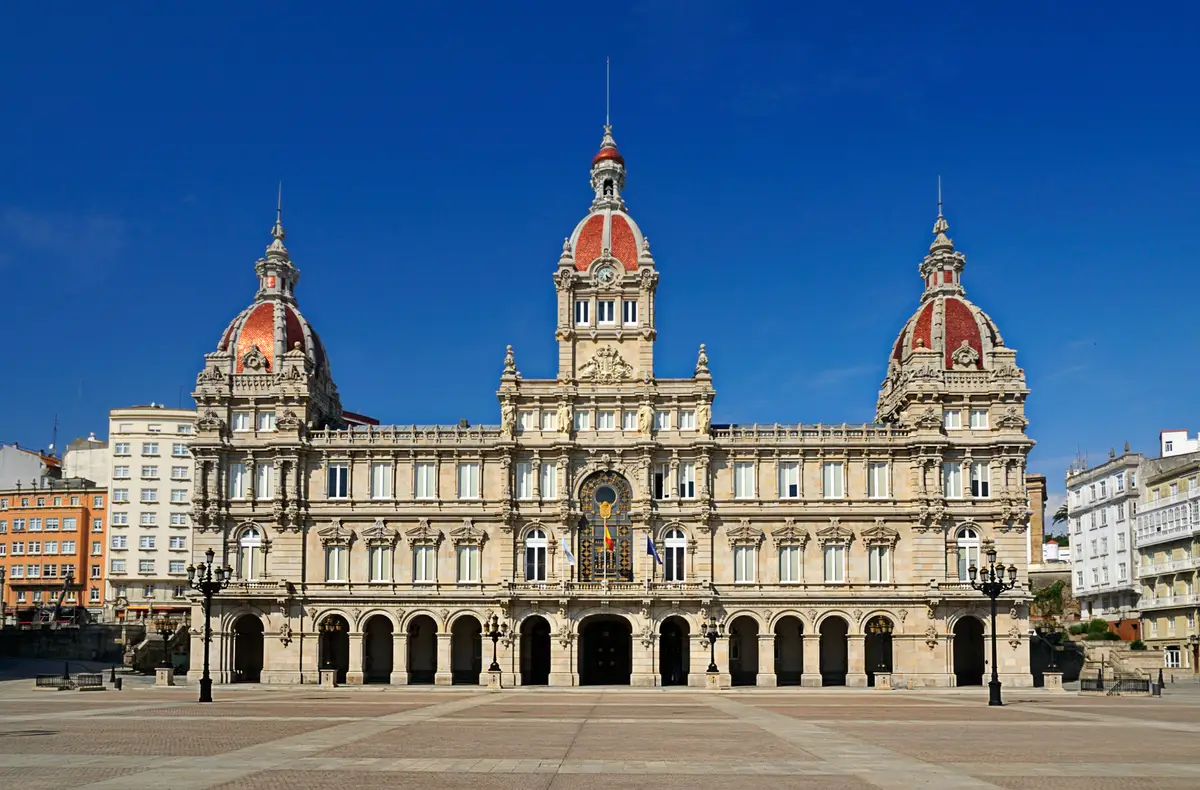 El Ayuntamiento de A Coruña en la plaza de María Pita